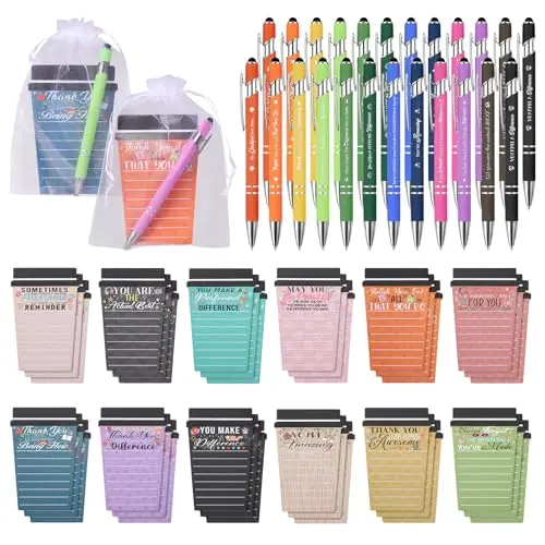 Cute Coffee Cup Sticky Pad Sets - 36 Pack
