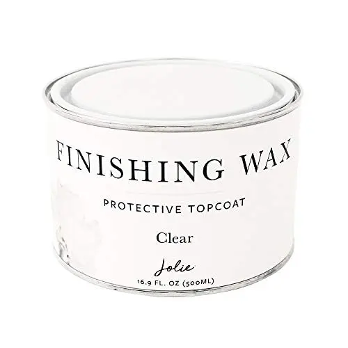 Jolie Clear Finishing Wax in container