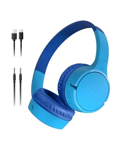 Wireless Kids Headphones, Safe Volume