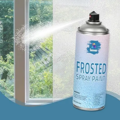 SENVEN Glass Frosted Spray Paint can with privacy and UV protection features