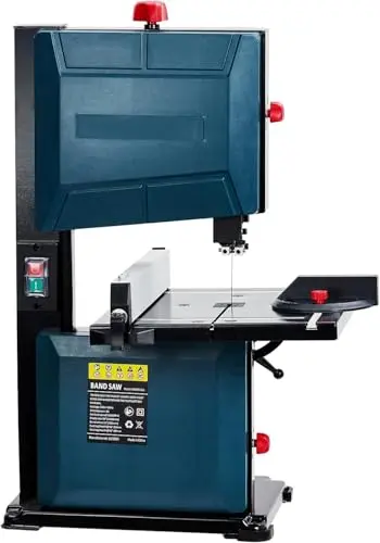 GarveeTech 8-inch benchtop bandsaw with safety features