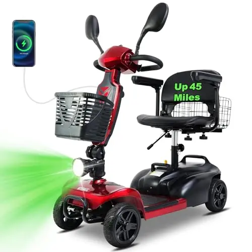 Longest Range Foldable Luxury Scooter