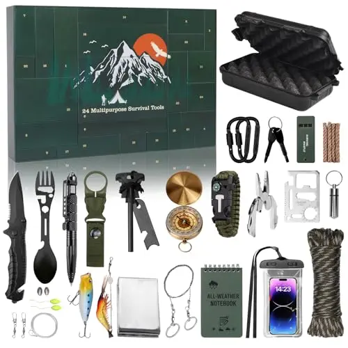 24-Day Outdoor Survival Gear Advent