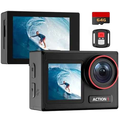 30MP, Dual Display, 132FT Waterproof, EIS