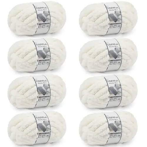 Cozyful Chunky yarn in cream color