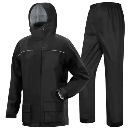 Waterproof High Visibility Motorcycle Rain Gear