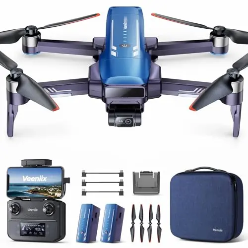 8K Pro Drone w/ 3-Axis Gimbal, 80min Flight, 6KM Range