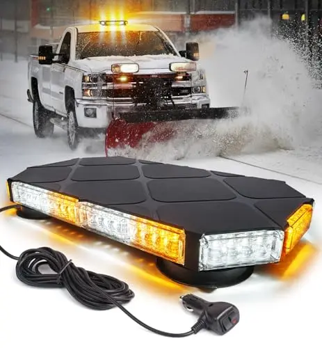 Hazard Warning, 16 Patterns, Amber/White