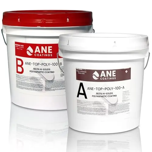 ANE Top Poly 100 polyaspartic garage floor coating
