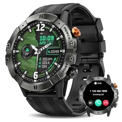 Rugged tactical build, 124 sports modes