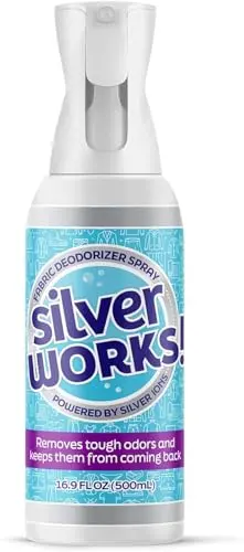 SilverWorks! fabric spray bottle with silver ion technology