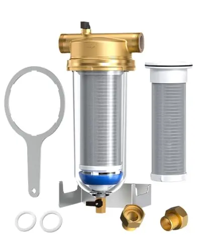 Waterdrop Mega spin down sediment filter for whole house well water filtration