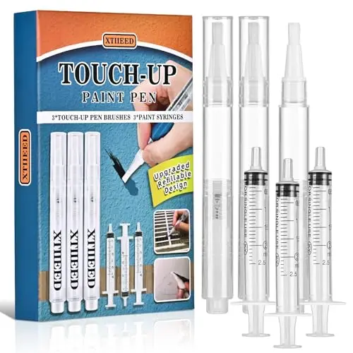 XTIIEED fillable touch up paint pens for precise application on walls and furniture