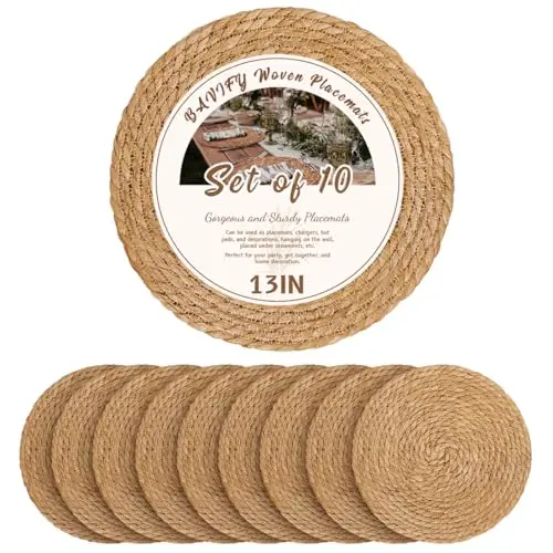 Set of 10, 13" Round