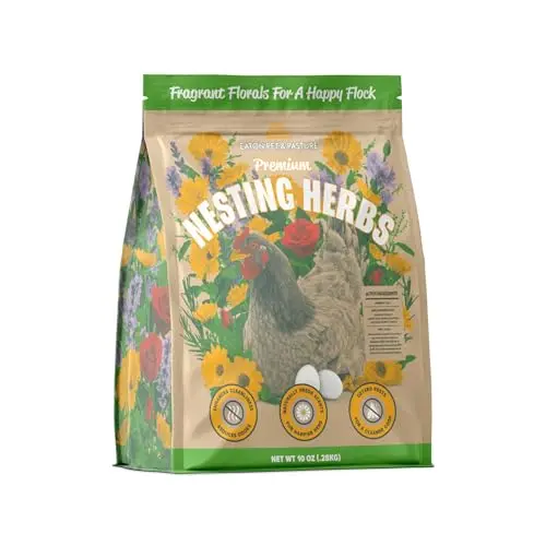 Eaton Pet and Pasture aromatic nesting herbs for chicken coop