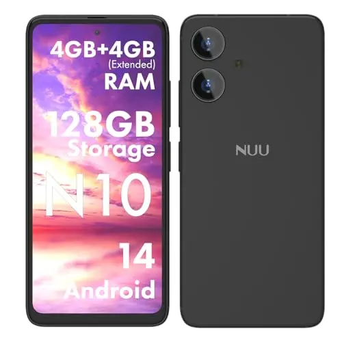 Unlocked Android 14 Phone (Black)