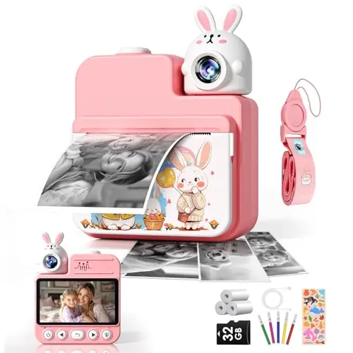 3' Screen, 32MP, DIY Photo Kit - Pink