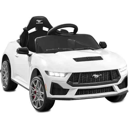 Official Ford Mustang Ride-On w/ Bluetooth & Parent Remote