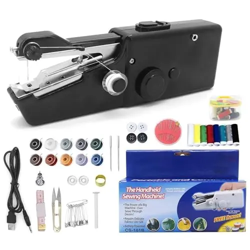 Generic black handheld sewing machine