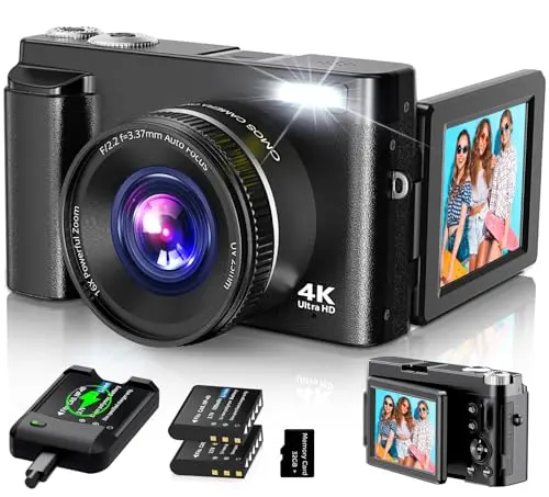 4K, 48MP, Flip Screen, Vlogging Features