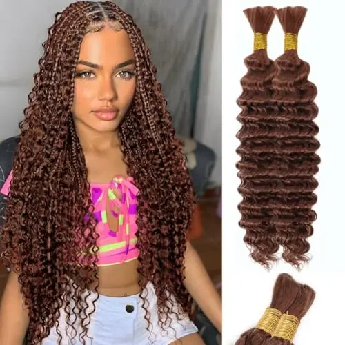 100g 14' Curly Braiding Hair - Color 30