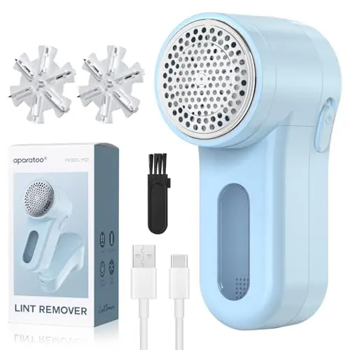 Bubbacare blue fabric shaver with 13 blades and foldable head