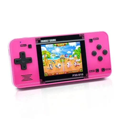 220 Classic Games, Kid-Friendly, Portable, Rechargeable