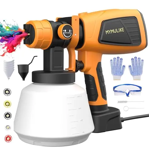 MYMULIKE paint sprayer with five copper nozzles