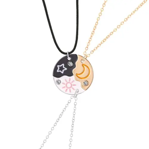 Puzzle Matching Necklaces for Best Friends