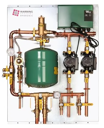 Complete All-Component Hydronic Panel with Expansion Tank & Pumps