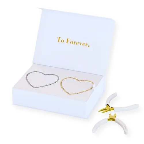 FABULOVE permanent bracelet kit with infinity symbol designs