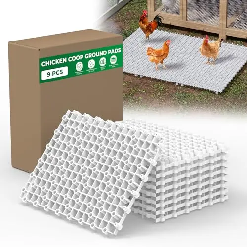Forestchill plastic ground pads for chicken coops
