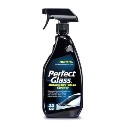 HOPE'S Perfect Glass Automotive Cleaner bottle with spray nozzle