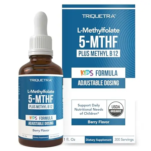 Organic berry, sublingual liquid, pure folate & B12