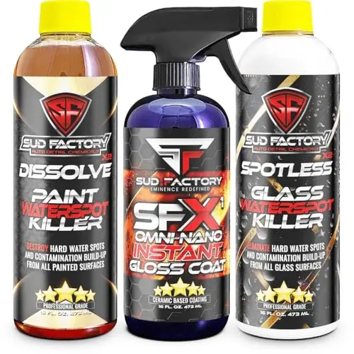 Sud Factory Ultimate Water Spot Remover bundle of three products