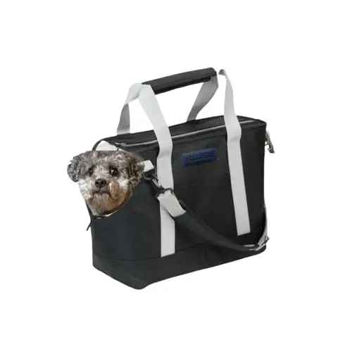 Stylish tote, waterproof lining, large pockets