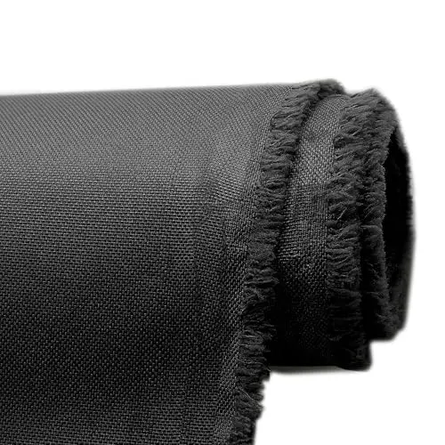 K-Musculo black waterproof fabric showing dense weave and matte finish