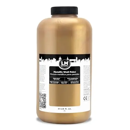 LM-Kreativ Antique Gold metallic wall paint can