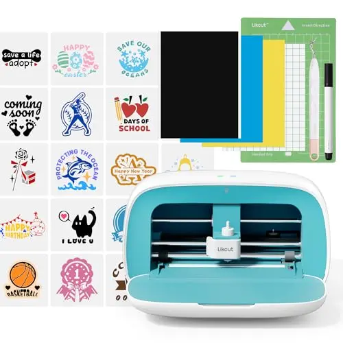 Compact Vinyl & Sticker Maker - Blue