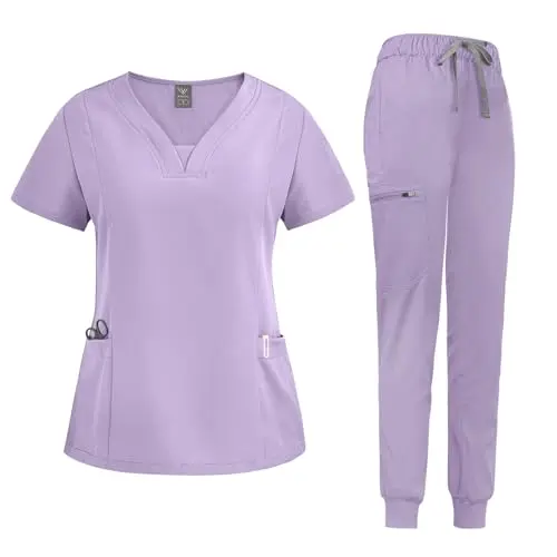 Drawstring Joggers, Anti-Wrinkle (Lavender)