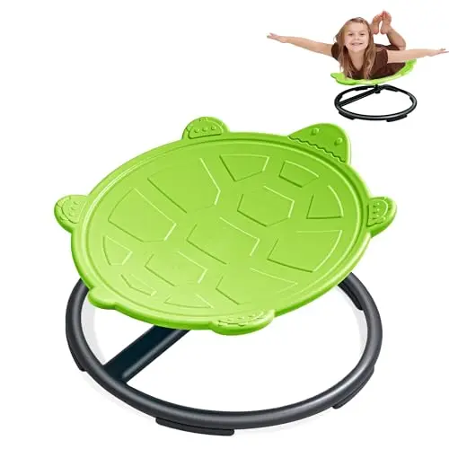 Green sensory chair for vestibular and focus support