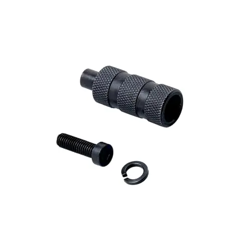 Hardened Steel, Knurled Pattern, for Side Charging Bolt