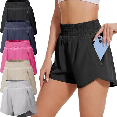 High Waist, Multipack, Zipper Pockets