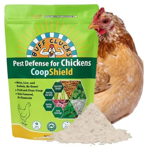 Buff Clucks natural dust bath and nesting herbs for chickens
