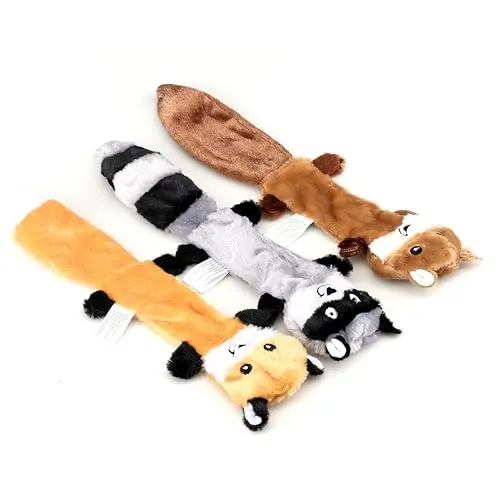 3 Unstuffed Woodland Animals