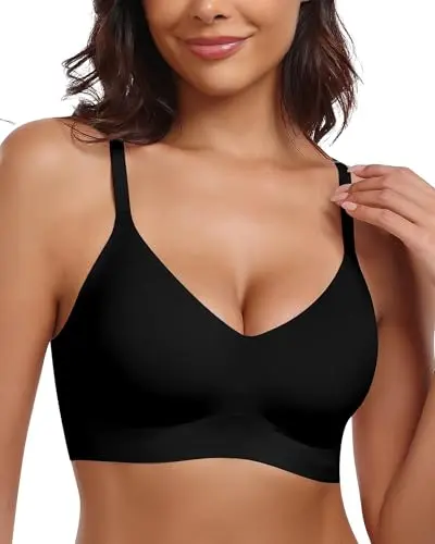 Criss Cross Back Soft Support Bra