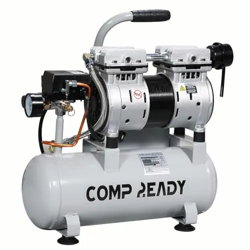 COMP2EADY 2 gallon ultra quiet portable air compressor for spray painting