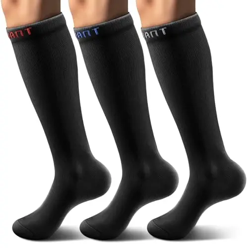 15-20mmHg targeted compression, copper-infused, high support
