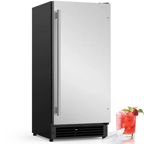 COTLIN drainless undercounter ice maker with crescent ice and stainless steel finish