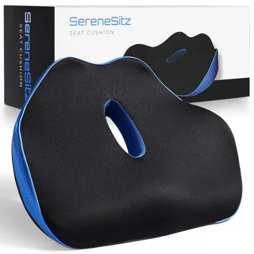 W-Shaped Ergonomic Memory Foam Seat